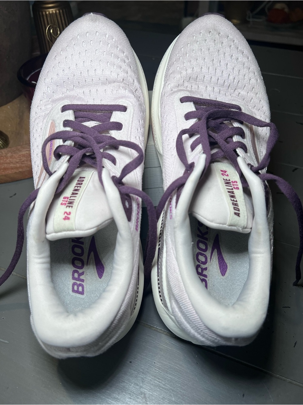 Brooks Women's Lavender Adrenaline Running Shoes Size 9 - Picture 9 of 10